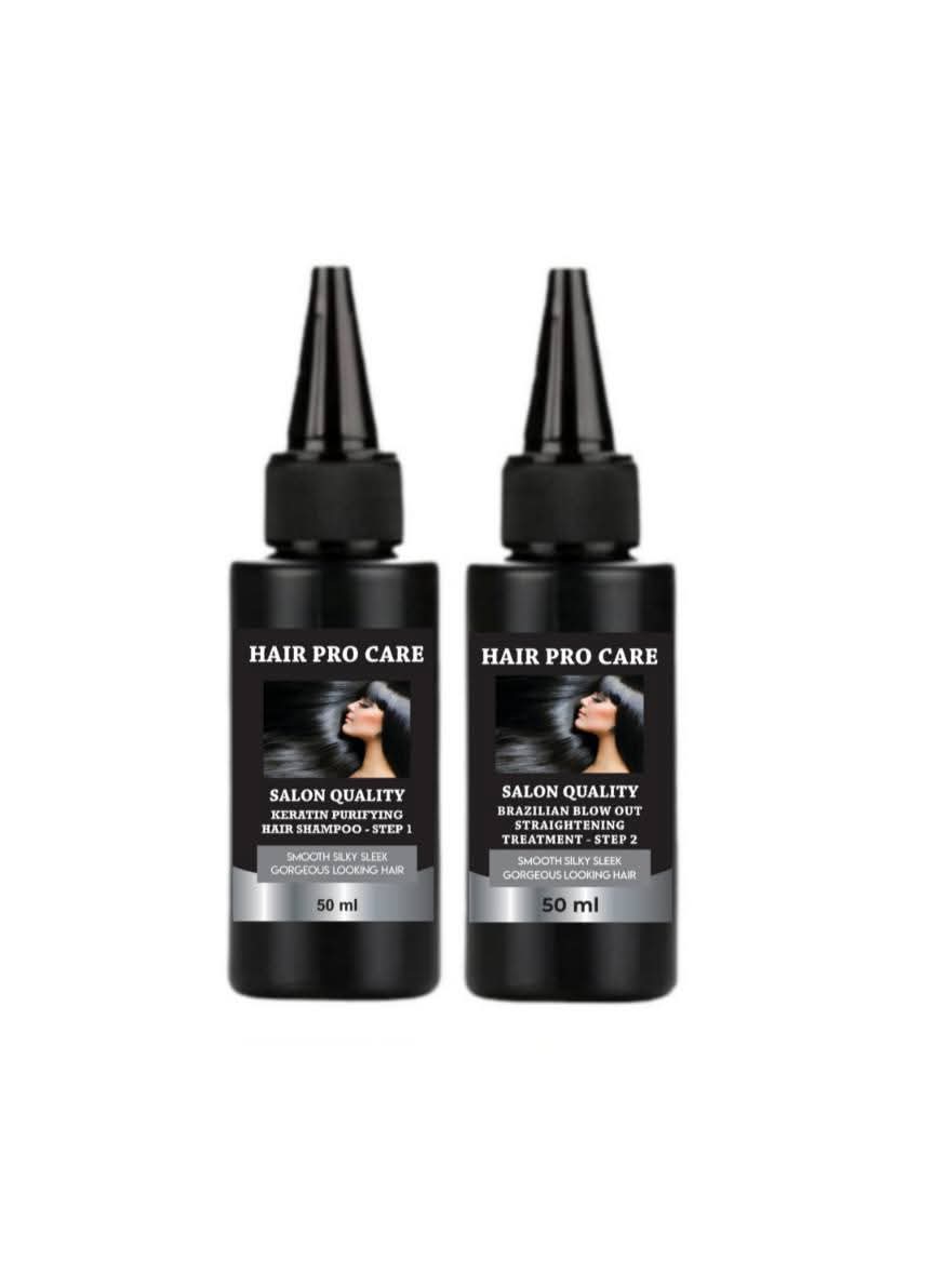 Brazilian Blow Out Hair Straightening Treatment (50ml DIY Combo  Kit)