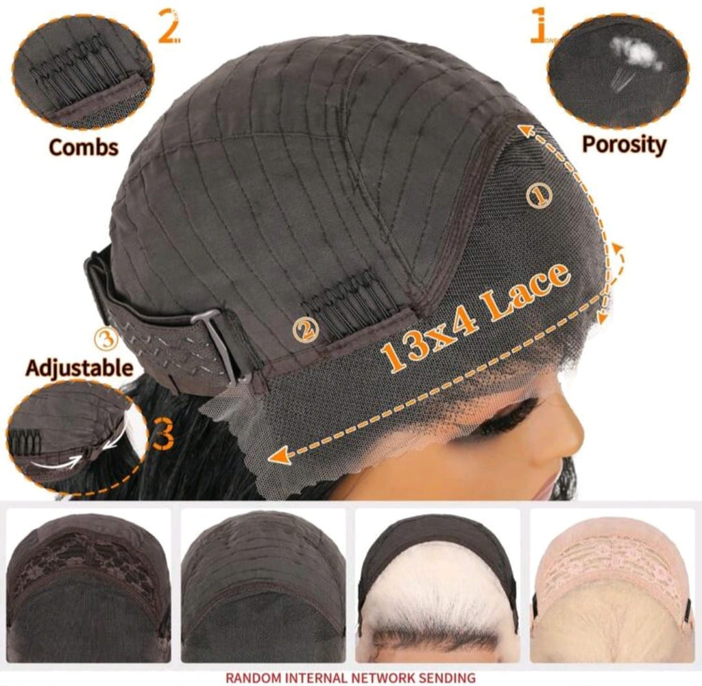 28 Inches Black Body Wave Luxury (Heat Resistant Human Blend)