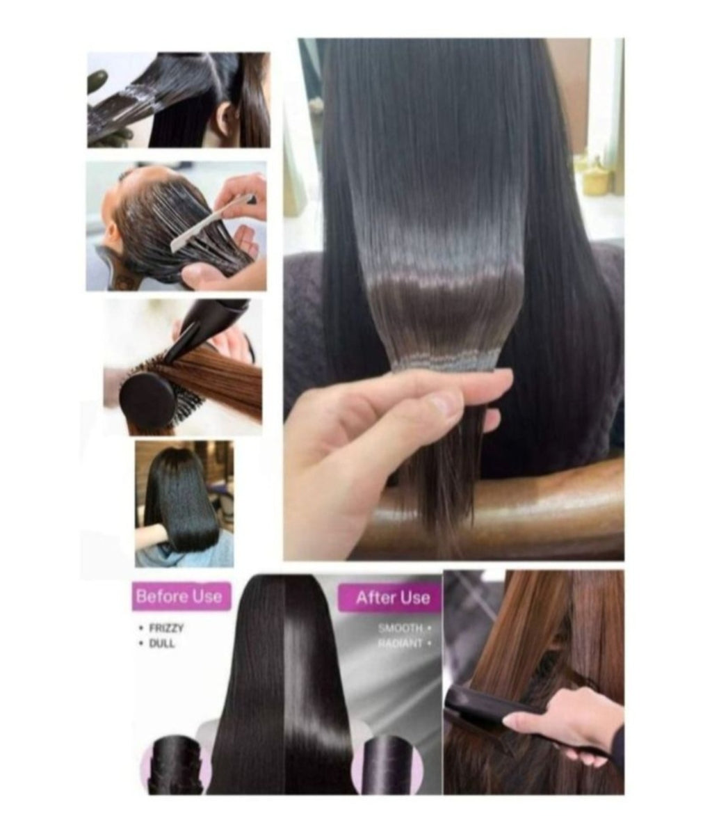Hair Pro Care Moroccan Keratin Hair Straightening Brazilian Treatment & Shampoo Set 50ml