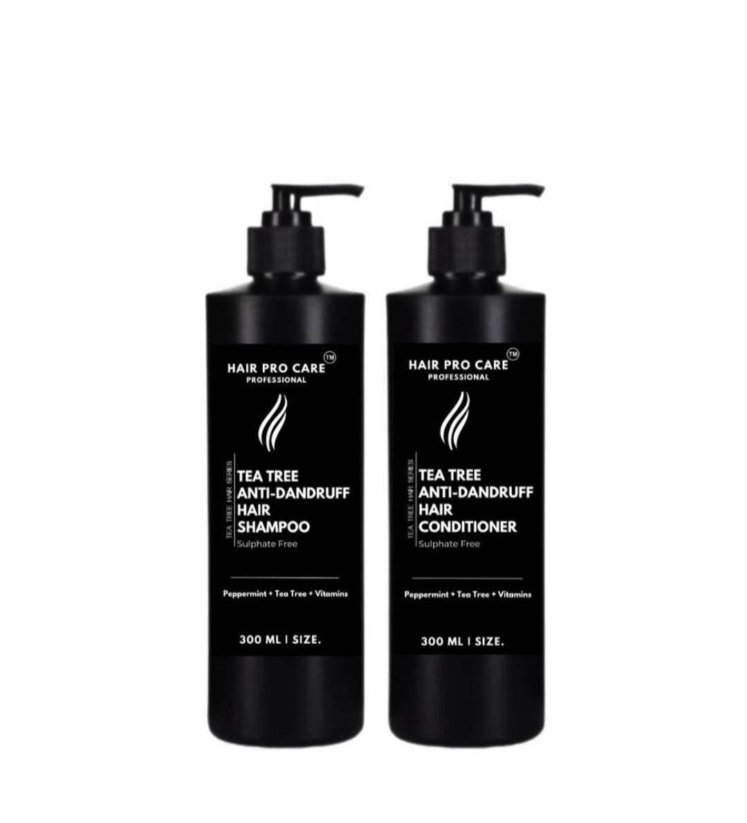 Hair Pro Care Anti-Dandruff Tea Tree Shampoo & Conditioner Sulphate Free 300ml