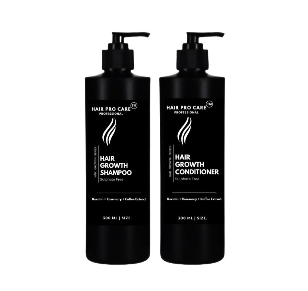 Hair Pro Care Keratin Hair Growth Shampoo and Hair Growth Conditioner Sulphate Free 300ml