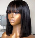 10 Inches Short Bob Straight Luxury Wig (Vietnamese Human Hair)