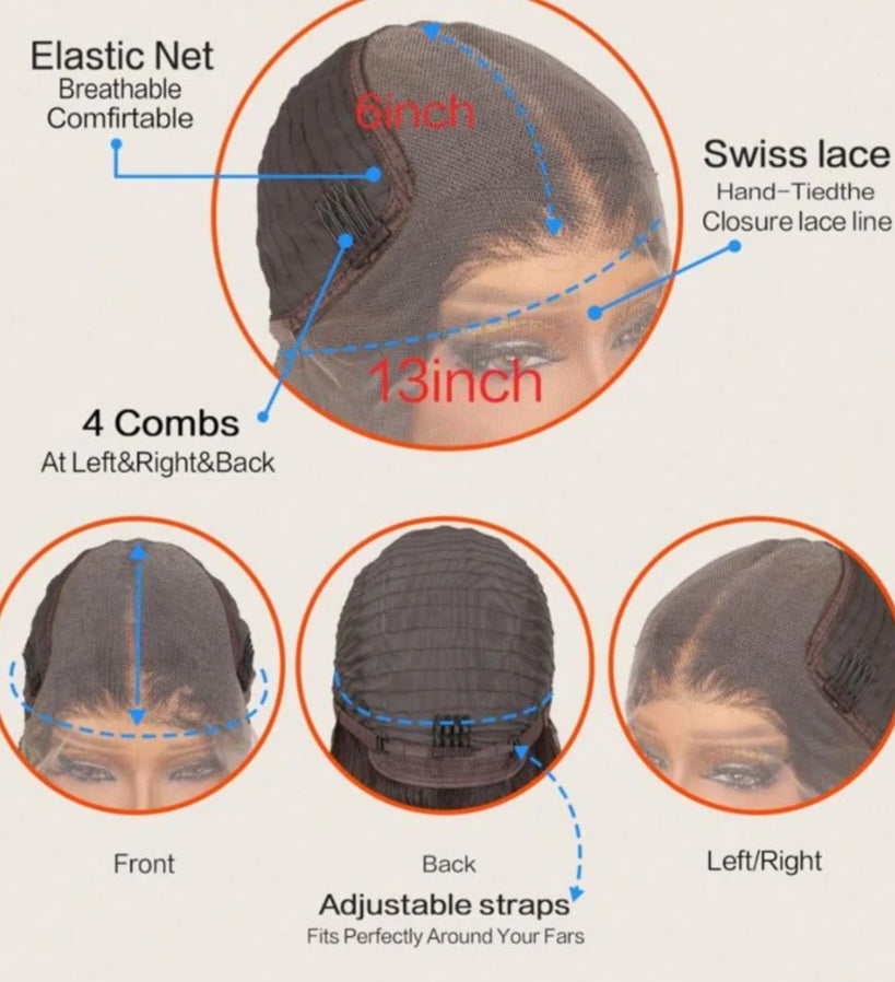 28 Inches Beyonce Style Ombre Blonde Luxury Wig (Heat Resistant Human Blend)