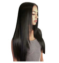 24 Inches Straight Black Glueless Luxury Wig (Heat Resistant Human Blend)