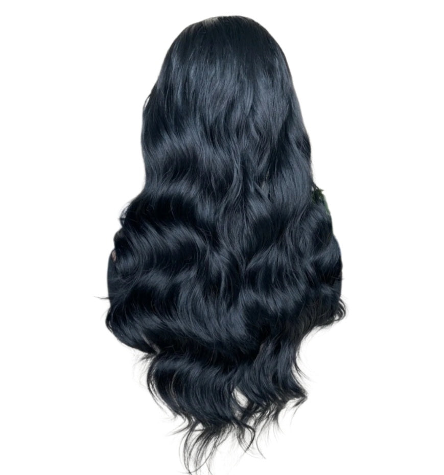 24 Inches Headband Wave Luxury Wig (Heat Resistant Human Blend)