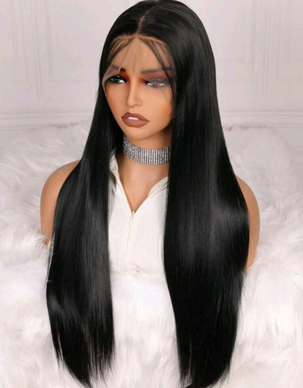 28 Inches Straight Miss Nova Luxury Wig ( Heat Resistant Human Blend)