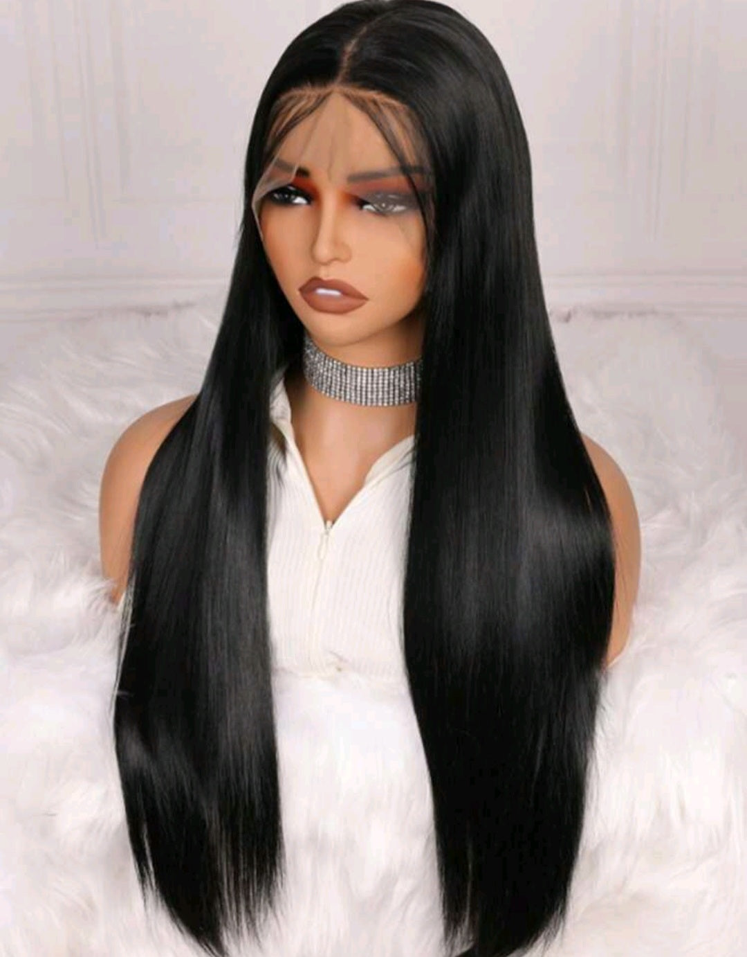 28 Inches Straight Miss Nova Luxury Wig ( Heat Resistant Human Blend)
